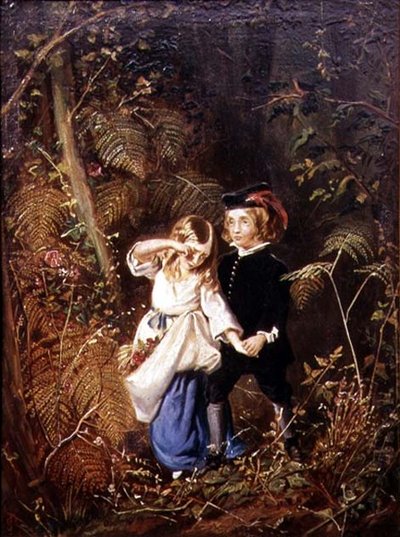 Kinderen in het bos of verloren kinderen door George John Pinwell