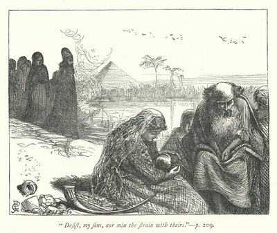 Illustratie voor The Captivity door George John Pinwell