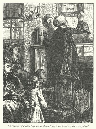 Illustratie voor The Vicar of Wakefield door George John Pinwell