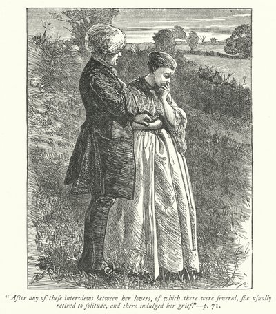 Illustratie voor De Pastoor van Wakefield door George John Pinwell