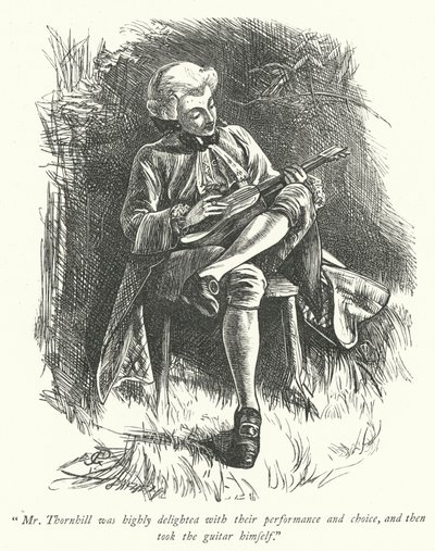 Illustratie voor The Vicar of Wakefield (gravure) door George John Pinwell