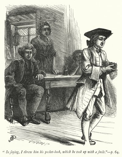 Illustratie voor The Vicar of Wakefield (gravure) door George John Pinwell