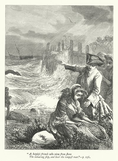 Illustratie voor Threnodia Augustalis (gravure) door George John Pinwell