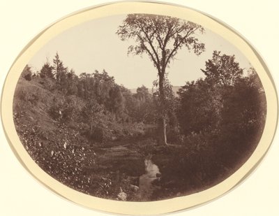 Landschap bij Williams College door George Kendall Warren