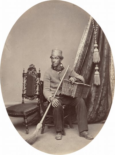 Portret van een man [recto], ca. 1862-1864 door George K Warren