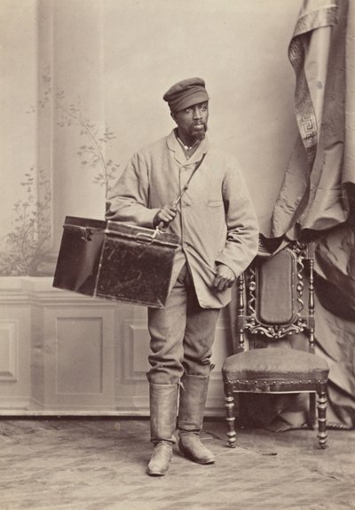 Portret van een man [verso] door George K Warren