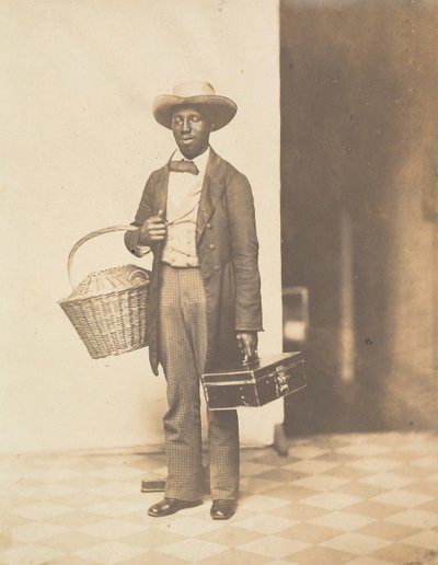 Sam Campus Verkoper, uit een Yale Klasse Album, ca. 1858 door George K Warren