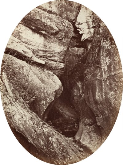 Waterval bij Williams College, ca. 1870 door George K Warren