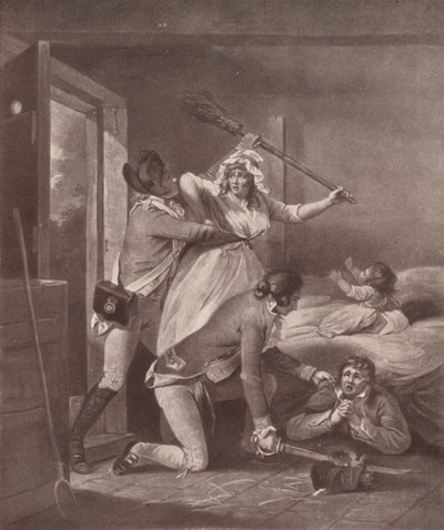 Recruit Deserted, 1791 1909 door George Keating