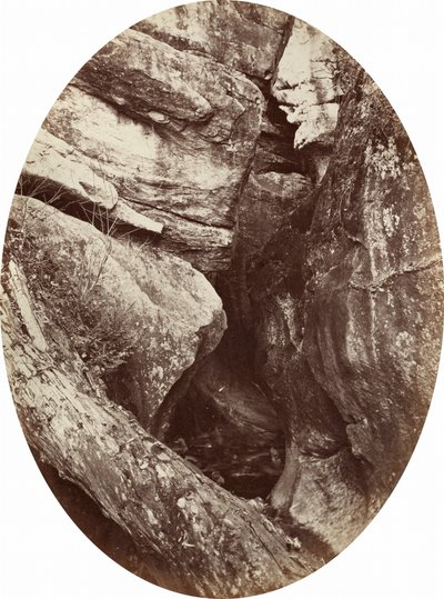 Waterval bij Williams College,c. 1870 (foto) door George Kendall Warren