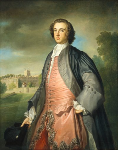 Een Afgestudeerde van Merton College, Oxford door George Knapton