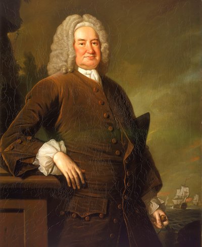 Admiraal Sir John Norris (circa 1660-1749) door George Knapton