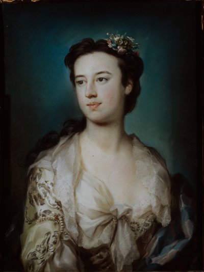 Portret van Lady Dorothy Boyle, gravin van Euston door George Knapton