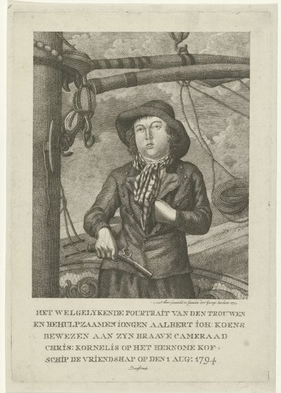 Portret van Aalbert Joh. Koens door George Kockers
