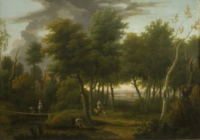 Bosrijk Landschap door George Lambert