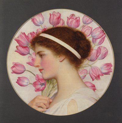 Tulpenfestival, c.1920 door George Lawrence Bulleid
