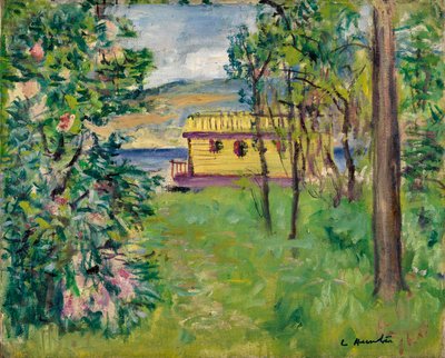 Woonboot, Loch Lomond, c.1924-31 door George Leslie Hunter
