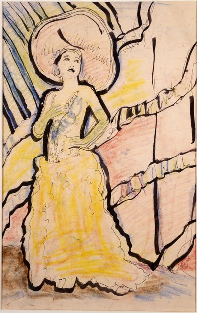 Mabel Couper door George Leslie Hunter