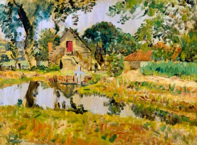 Oude molen, Fifeshire door George Leslie Hunter