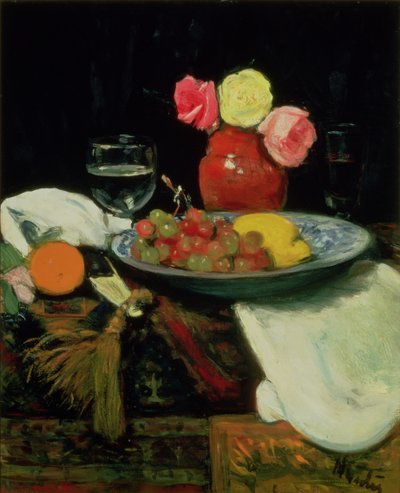Stilleven - Rozen door George Leslie Hunter