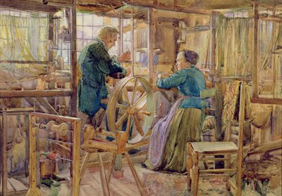 Wevers, in Coventry, 1895 door George Lilly Anderson