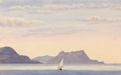 Cabrita Point - Rots van Gibraltar door George Lothian Hall