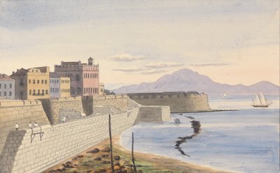 Het Koninklijke Bastion, het Club House Hotel, Gibraltar door George Lothian Hall