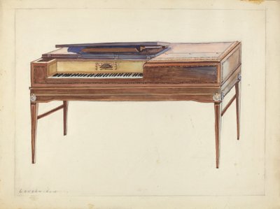 Piano door George Loughridge