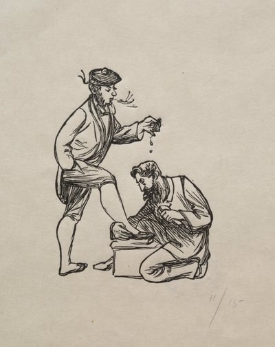 Huiselijke filosofie, 1863 door George Louis Palmella Busson Du Maurier