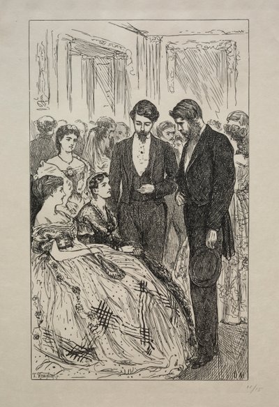 Veel drukte om niets, 1866 door George Louis Palmella Busson Du Maurier