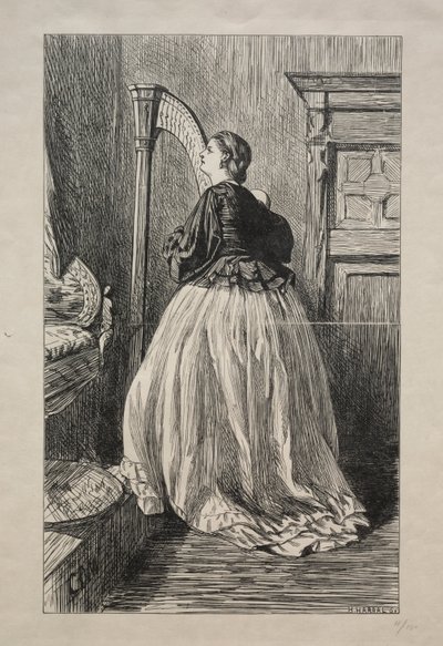 O zing opnieuw dat eenvoudige lied, 1862 door George Louis Palmella Busson Du Maurier