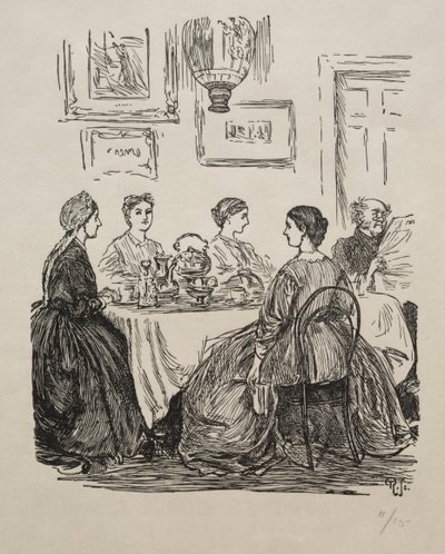 De Jaarlijkse Vraag - Waar Zullen We Heen, 1865 door George Louis Palmella Busson Du Maurier