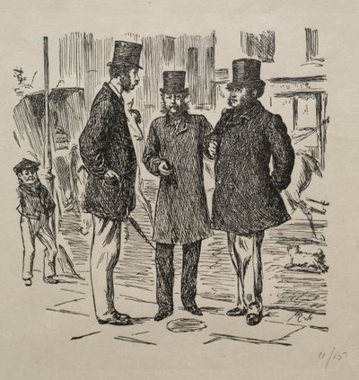 Het kleine moment voor de introductie, 1865 door George Louis Palmella Busson Du Maurier