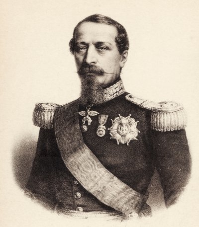 Portret van de Franse keizer Napoleon III door Bartolome Esteban and studio Murillo