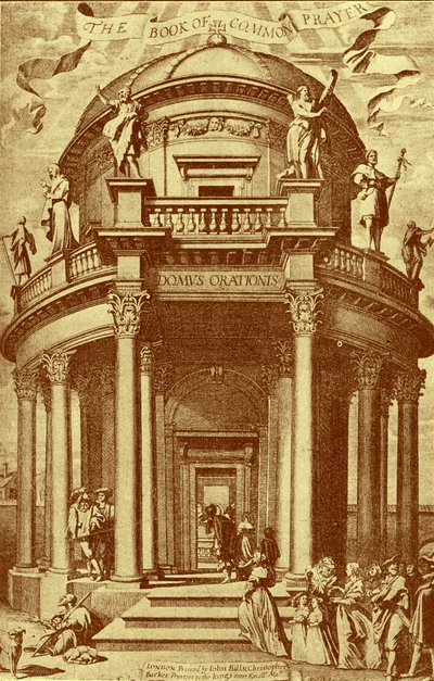 Titelpagina van het Boek van Gemeenschappelijk Gebed door Bartolome Esteban and studio Murillo