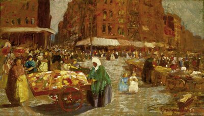 Houston Street door George Luks