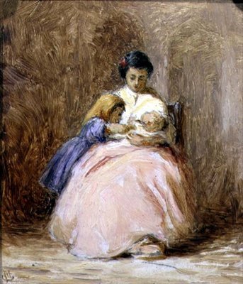 De Nieuwe Baby, c.1870 door George Manson