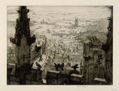 Kathedraal van Wells, Engeland door George Marples