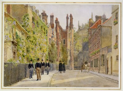 Keats Lane, Eton College, 1895 door George Moore Henton