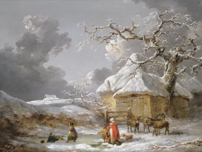 Een Val op het IJs door George Morland