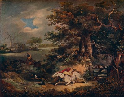 Volle jacht - En een val door George Morland