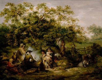 Zigeunerkampement door George Morland