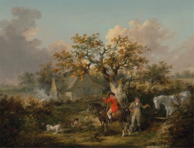 Patrijzenjacht door George Morland