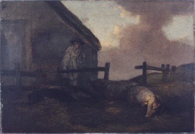 Varkenshoeder door George Morland
