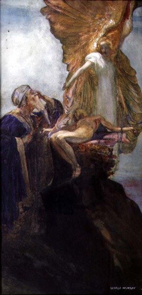 Abraham en Isaac door George Murray