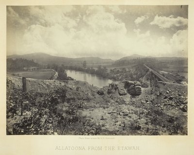 Allatoona van de Etawah door George N. Barnard