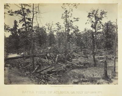 Slagveld van Atlanta, GA Nr. 1 door George N. Barnard