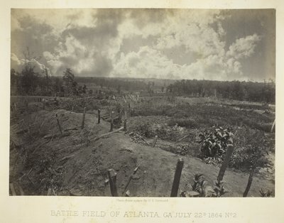 Slagveld van Atlanta, GA, nr. 2 door George N. Barnard