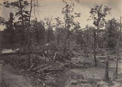 Slagveld van Atlanta, Georgia, 22 juli 1864 No. 1, 1860s door George N. Barnard
