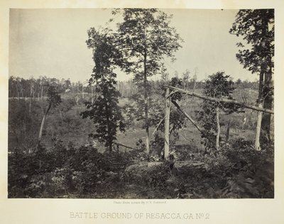 Slagveld van Resacca, GA, nr. 2 door George N. Barnard
